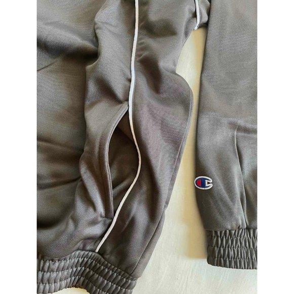 Champion Tricot Track Jacket Men’s XLT Tall Charcoal Poly Fleece Athletic New - Picture 4 of 12